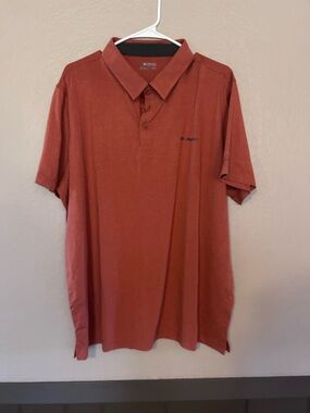 Columbia Men's Burnt Orange Polo Shirt